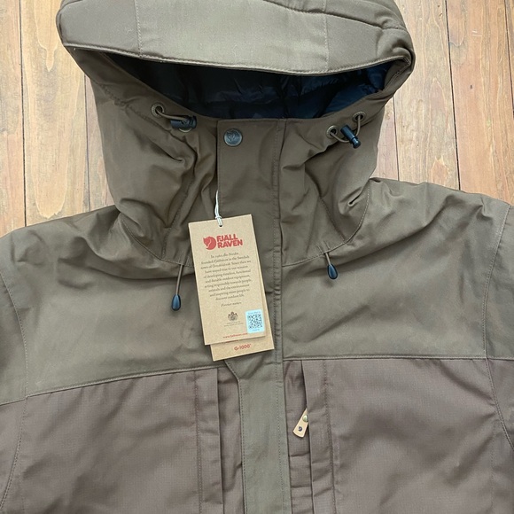 Fjallraven Mens Skogso Padded Jacket Small Dark Oak - Picture 4 of 14